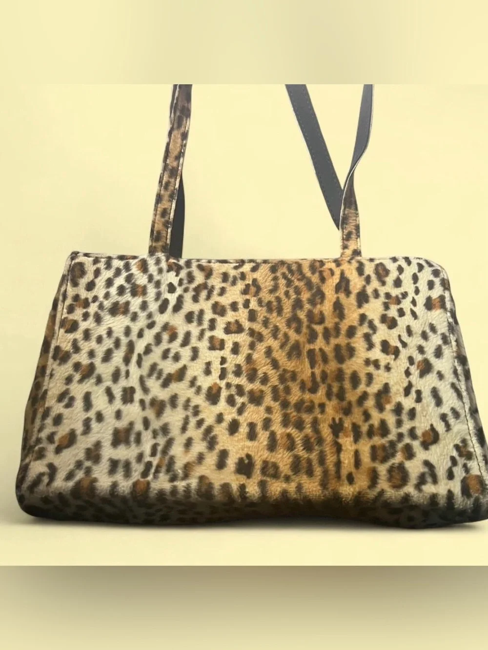 Leopard Print Tote Bag - Brown
